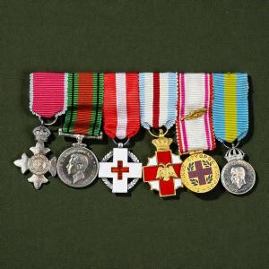 Série de médailles de différents pays - Seconde Guerre mondiale